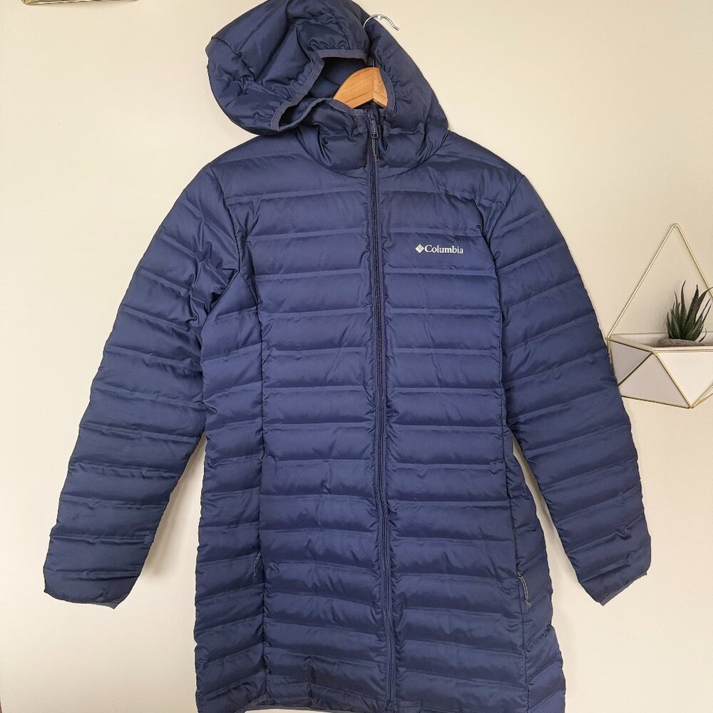 Women's Columbia Jacket, Navy Blue, Size Large